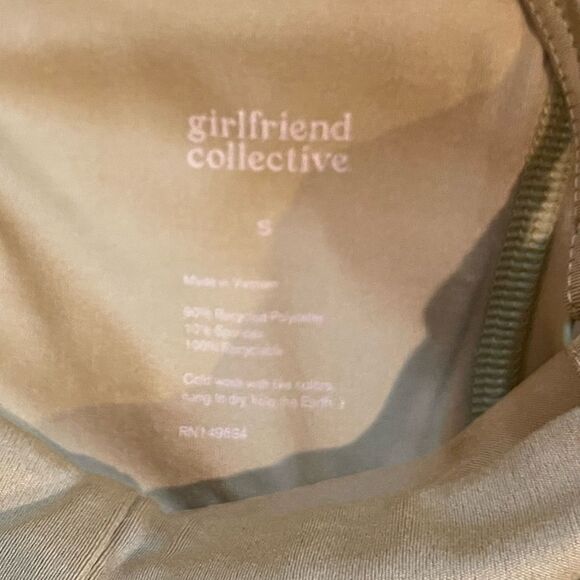 Girlfriend Collective Saturn Naomi Workout Dress Size Small Mustard Yellow NWT - Picture 8 of 8